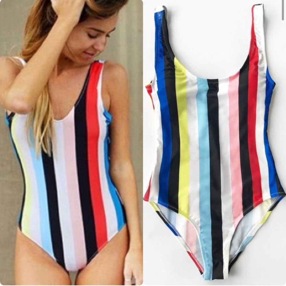 Cupshe striped one piece